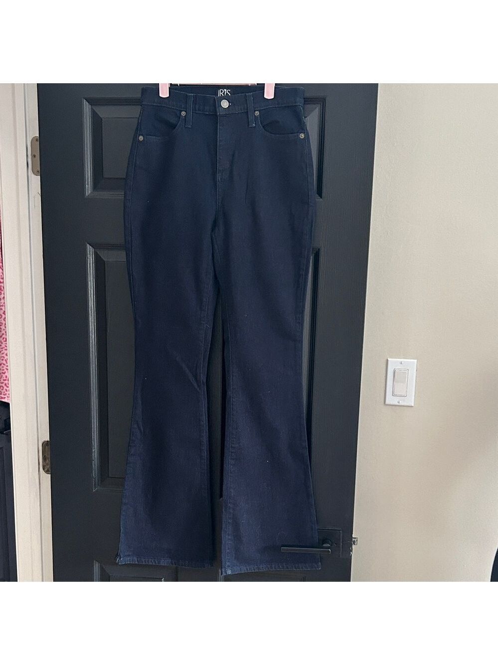 Iris Dark Indigo Women's Flare curvy Jeans